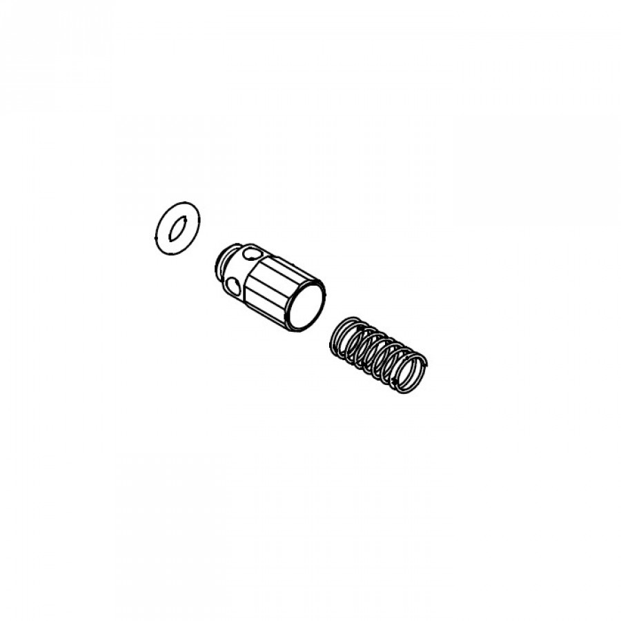 Комплект клапана обратного VRT3, VRF2, VHP39 (клапан, кольцо, пружина), 015041