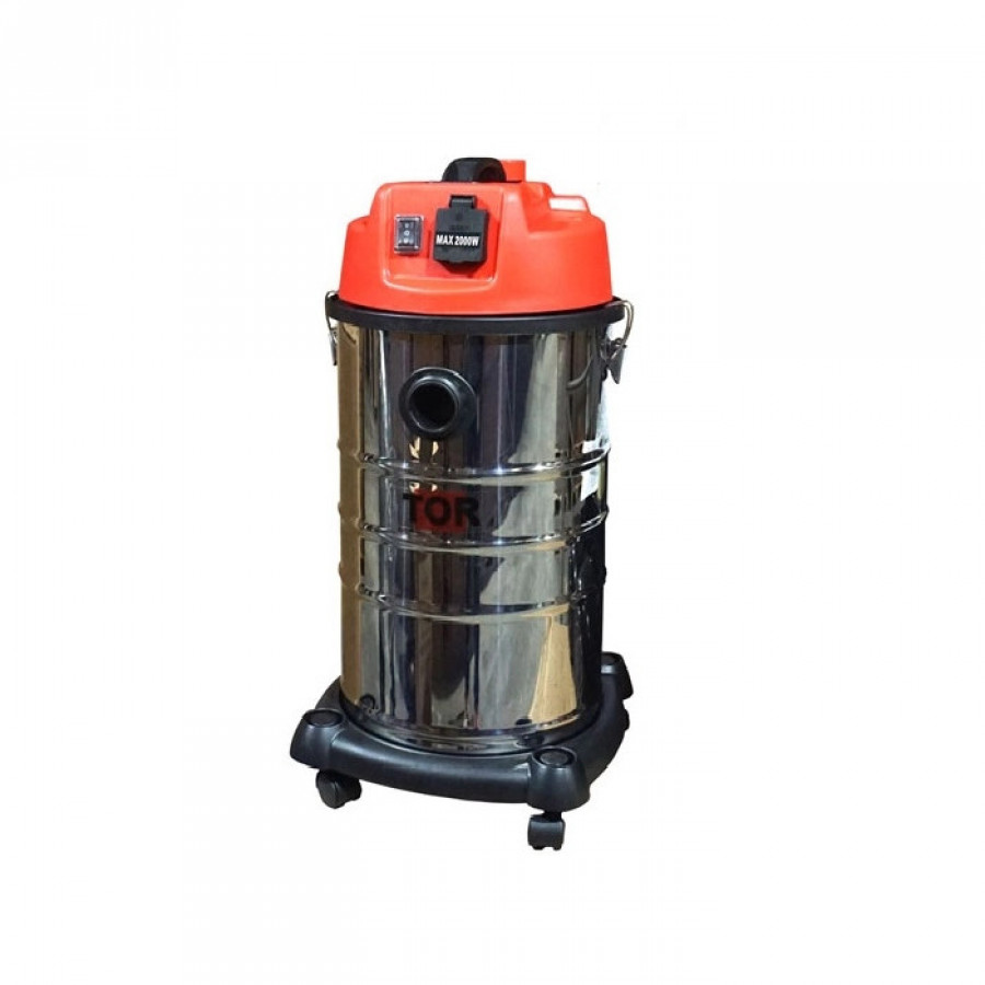 Пылесос строительный WL092A-30L INOX (с розеткой)