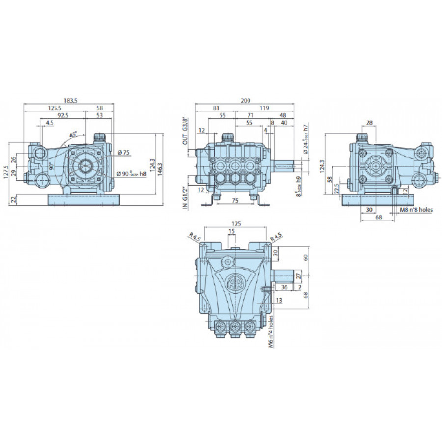 Регулятор высокого давления MINI MATIC 4/B Регулятор высокого давления MINI MATIC 4/B