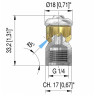 Форсунка каналопромывочная PA STR-1/4 (040, 1/4 Форсунка каналопромывочная PA STR-1/4 (040, 1/4
