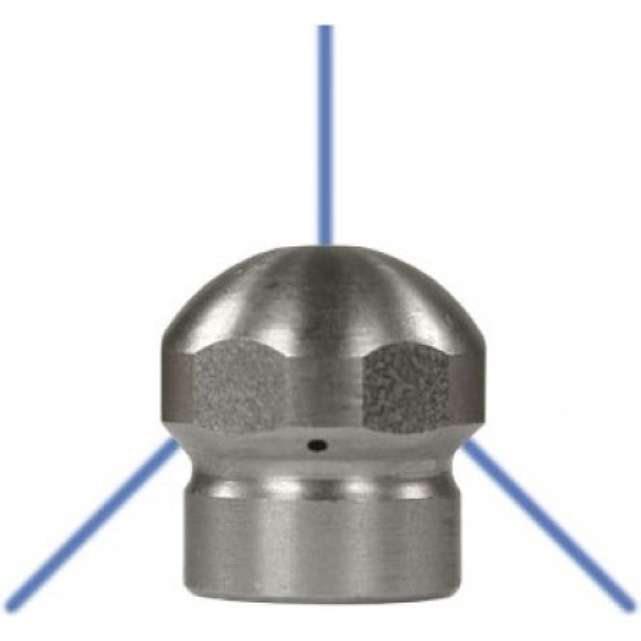 Форсунка каналопромывочная R+M (1/8F, 1х3 отверстие, 100мм)