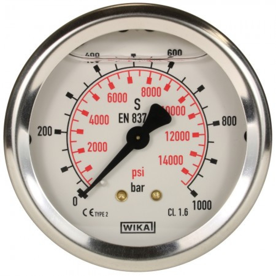 Манометр R+M (1000бар, 1/4