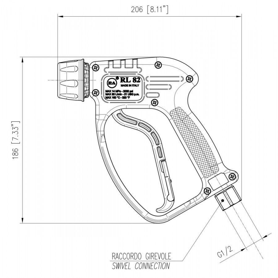 Пистолет PA RL82 (1/2 Пистолет PA RL82 (1/2
