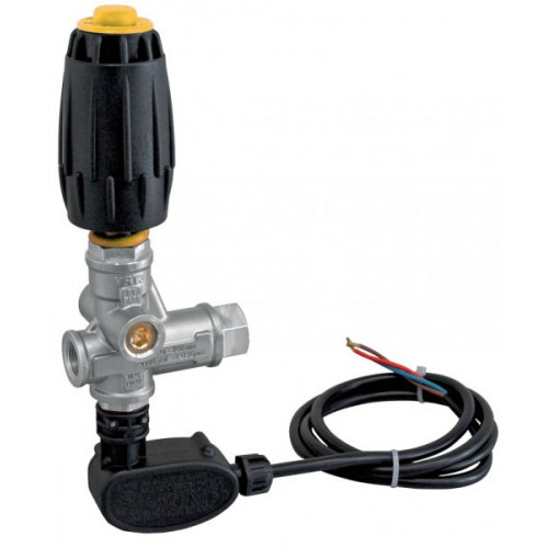 Регулятор давления Mecline VRT3 (2500бар, 40л/мин, 3/8г-г, By-pass 3/8г, микр., никел.)
